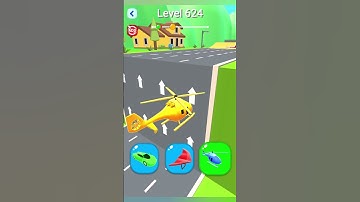 Shape Shifting 2 GAMEPLAY Level No -624 Walkthrough - New Update Car Racing #Shorts #ShapeShifting