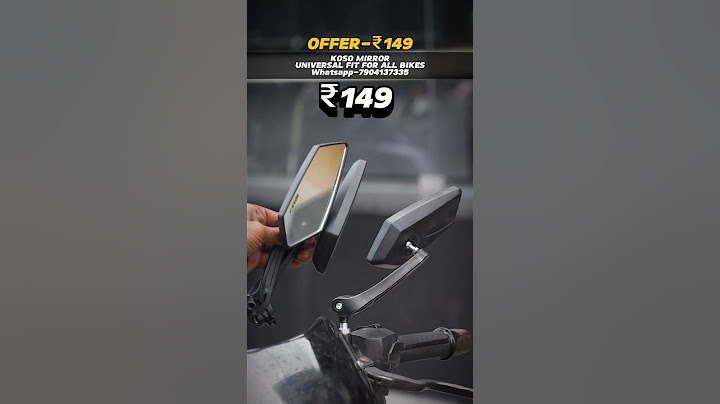Koso mirro ✅149 |#bike #mirror #shorts #modified #trending #viralvideo