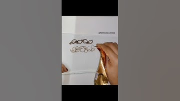 leaves Border Mehndi Design #shorts #leavesmehndidesign #mehndidesign #mehndi