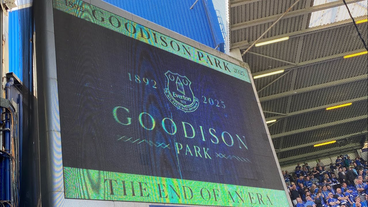 Everton v Southampton last ever game at goodison park it’s an absolute iconic stadium