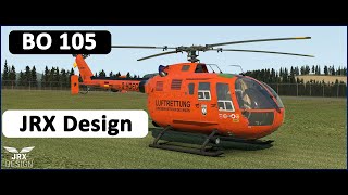 Flying Egg? No, its' the BO105 Helicopter