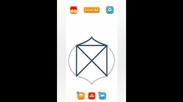 One Line: Drawing Puzzle Game - Level 44 #gameshorts #drawinggame #logicpuzzles #logicgames