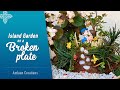 Island Garden on a Broken Plate | Creative Gardening | Recycle, Reuse, Redesign | DIY Gardening