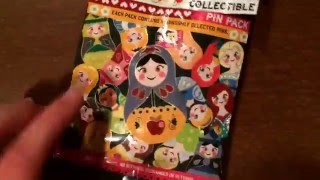 DISNEY NESTING DOLL MYSTERY PIN PACK OPENING