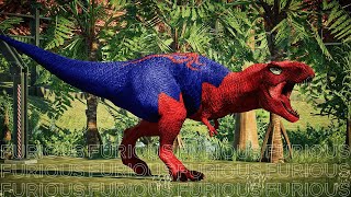 Satisfying Jurassic World Evolution 2 | Trex, Dilophosaurus, Spinosaurus, Karnotaurus, Triceratops