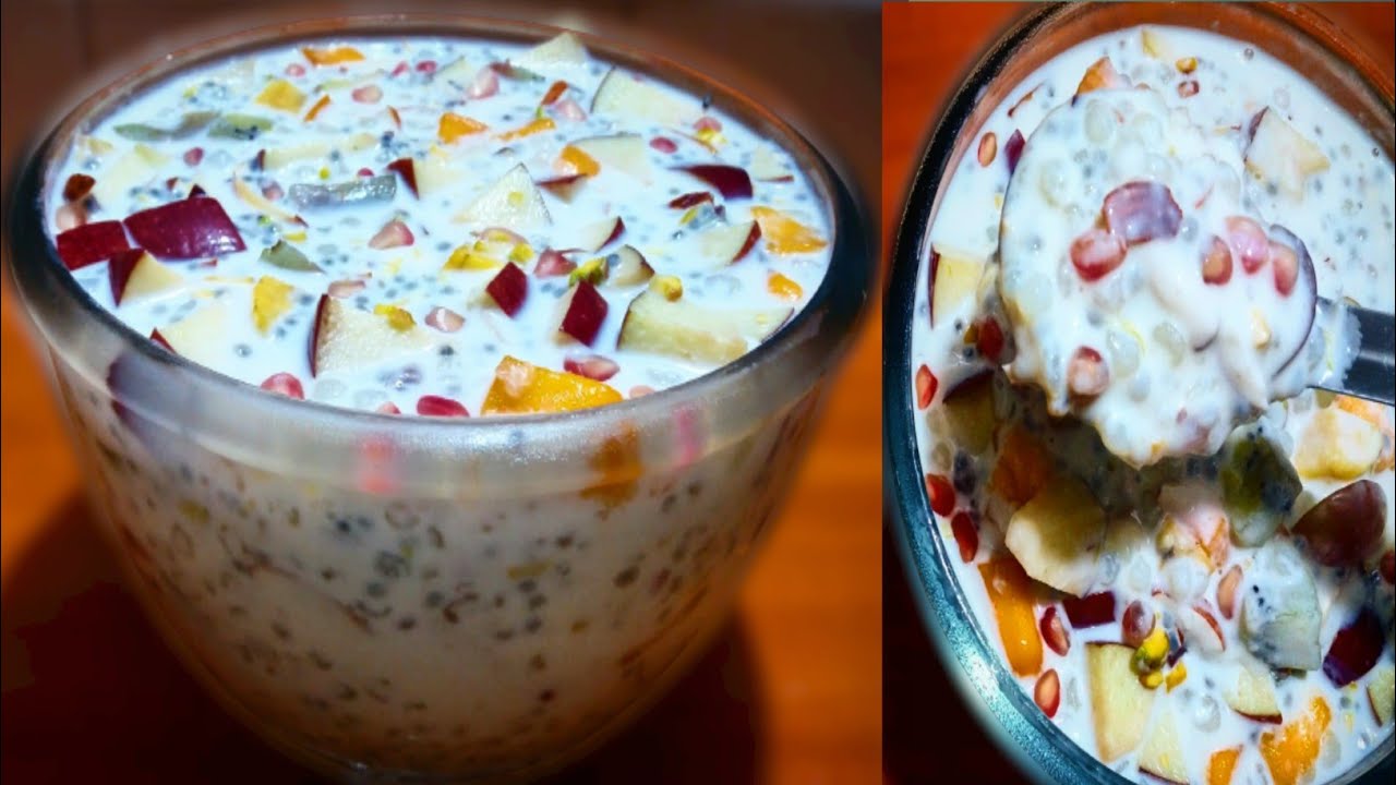 എത്ര കഴിച്ചാലും മതിവരില്ല😋👌//Easy fruit dessert//Special Sago rice