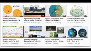 Overview of 6 Equinox Observations (Flat Earth + Globe Earth)