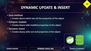 SPRING DATA JPA – 010 DYNAMIC UPDATE & INSERT - #SPRING_DATA_JPA #SPRING_BOOT_3X