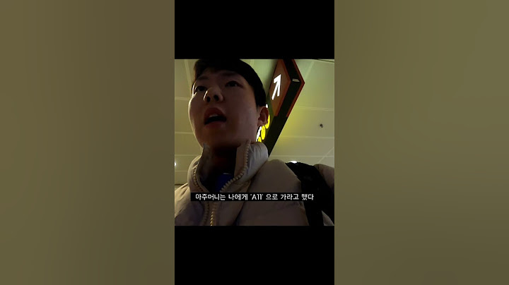 한국행 비행기를 놓치게 되는 과정