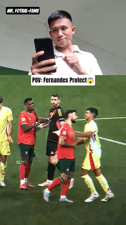 Fernandes Always Protect Mr.Goat🐐😡 #football #reels #reaction #facts #love #viral #shorts #ronaldo