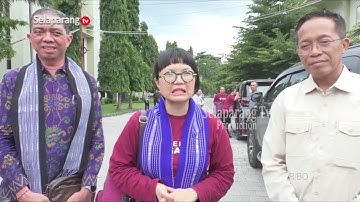 WAMEN RISTEK DIKTI TINJAU LOKASI PEMBANGUNAN SEKOLAH UNGGULAN GARUDA DI LOTIM