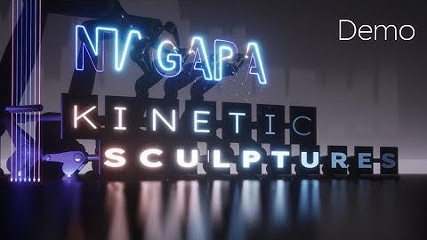 Unreal Engine 5 Niagara Kinetic Sculptures Marketplace Demo