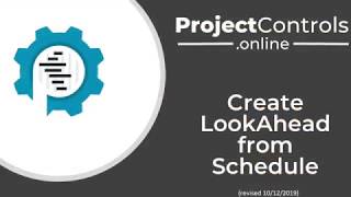 PC.o Create Excel Look Ahead from Schedule (rev.10/12/2019) (MS Project, Primavera P6, Excel)