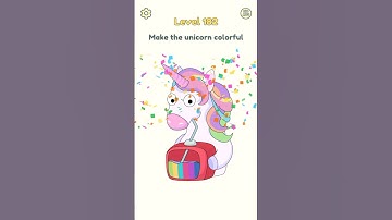DOP 2 LEVEL 182 MAKE THE UNICORN COLORFUL #shorts #dop2