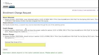 Enrollment Change Requests