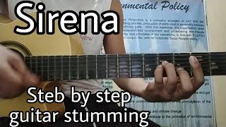 #gloc9 sirena - guitar chords tutorial strumming / ebe dancel / gloc 9 / acoustic cover
