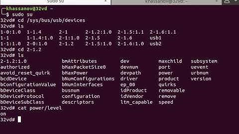 USB device power control, on / off in GNU\Linux cli