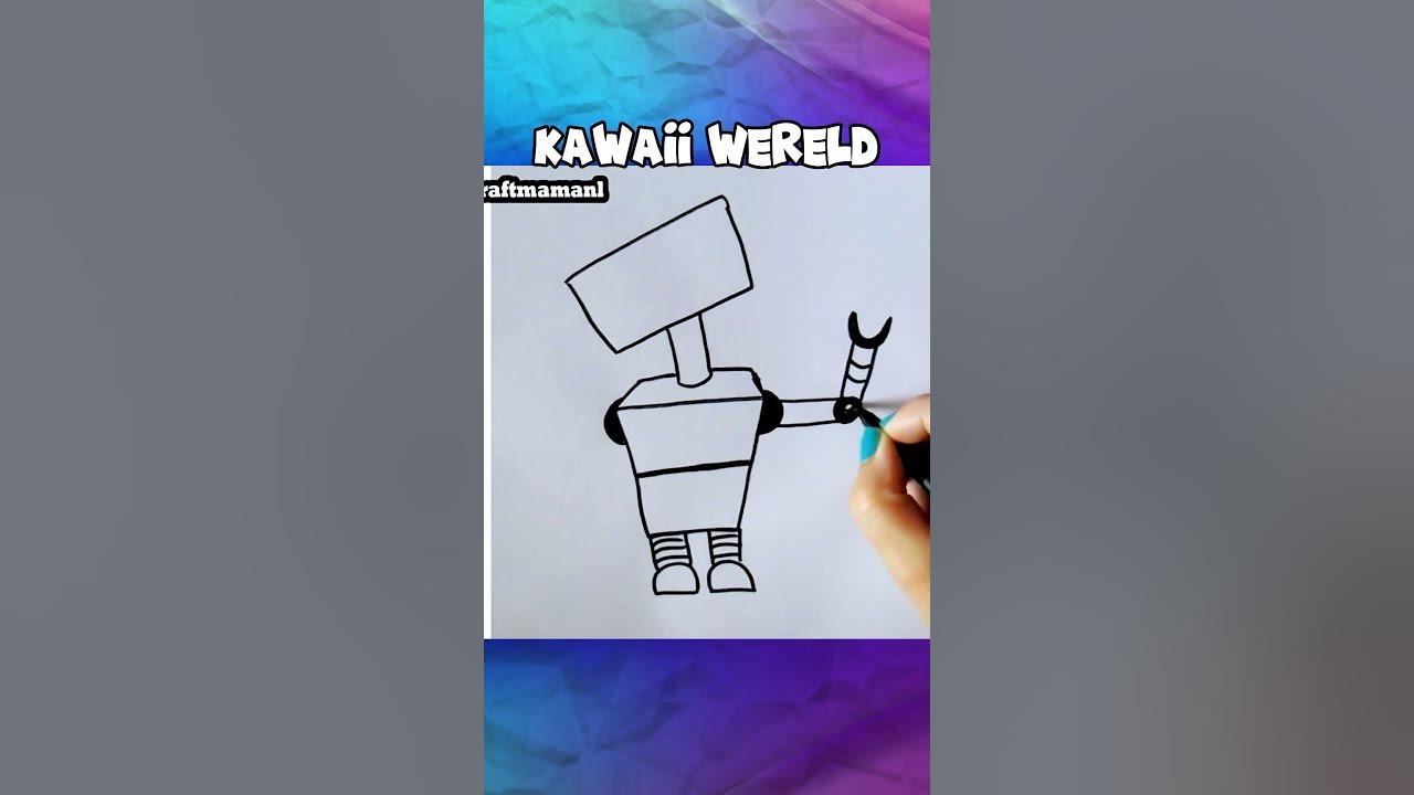 Robots Drawing Tutorial: The Simple Robot Drawing For Children : Kresal,  Winifred: : Livres