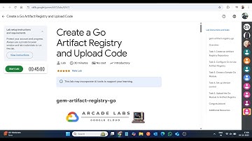 Maak een Go-artefactregister en upload code || Laboplossing || Google Cloud Arcade 2025