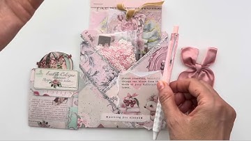Blind Date with a Penpal Tutorial 🎄Stocking Stuffer EASY Snail Mail Ideas One Sheet 8.5x11 Papers