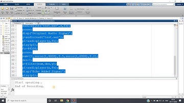 Add echo in speech recorded from mike  | Digital Signal Processing | MATLAB
