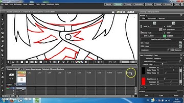 problem with the red color in the cleanup - bug in OpenToonz