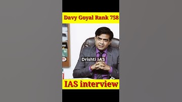 Davy Goyal Rank 758 Dr. Vikas Divyakirti. #ias #upsc #shorts #dhrishti #sorts #ips #ipsmotivation