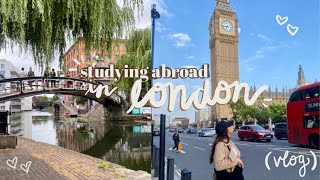 VLOG: STUDYING ABROAD IN LONDON | studying, exams, + exploring alone (productive!)