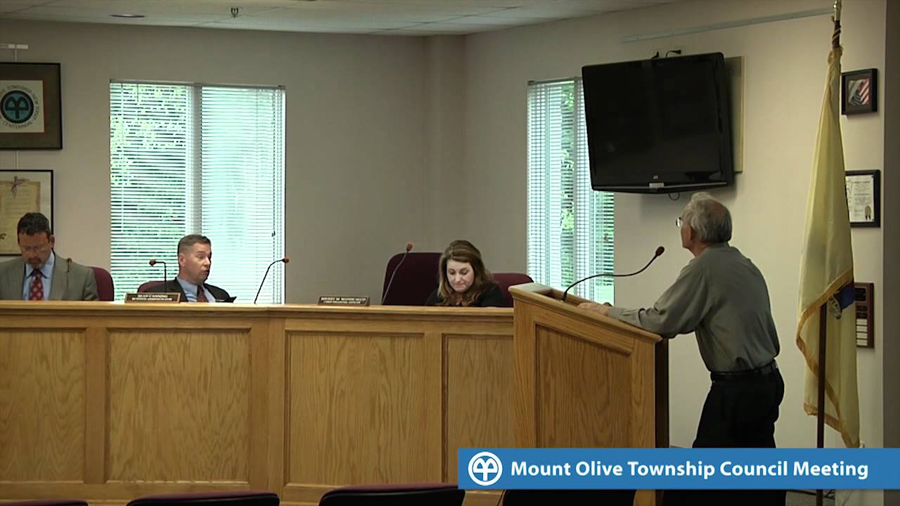 Mount Olive Township Council Meeting May 22, 2012 YouTube