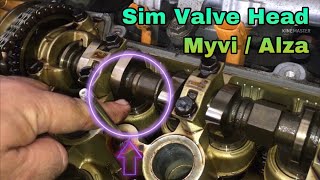 Pencerahan tentang sim valve head untuk myvi dan alza. Kod enjin k3 dan 3sz boleh guna.