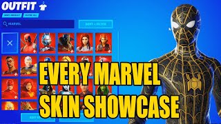 EVERY MARVEL SKIN SHOWCASE in Fortnite