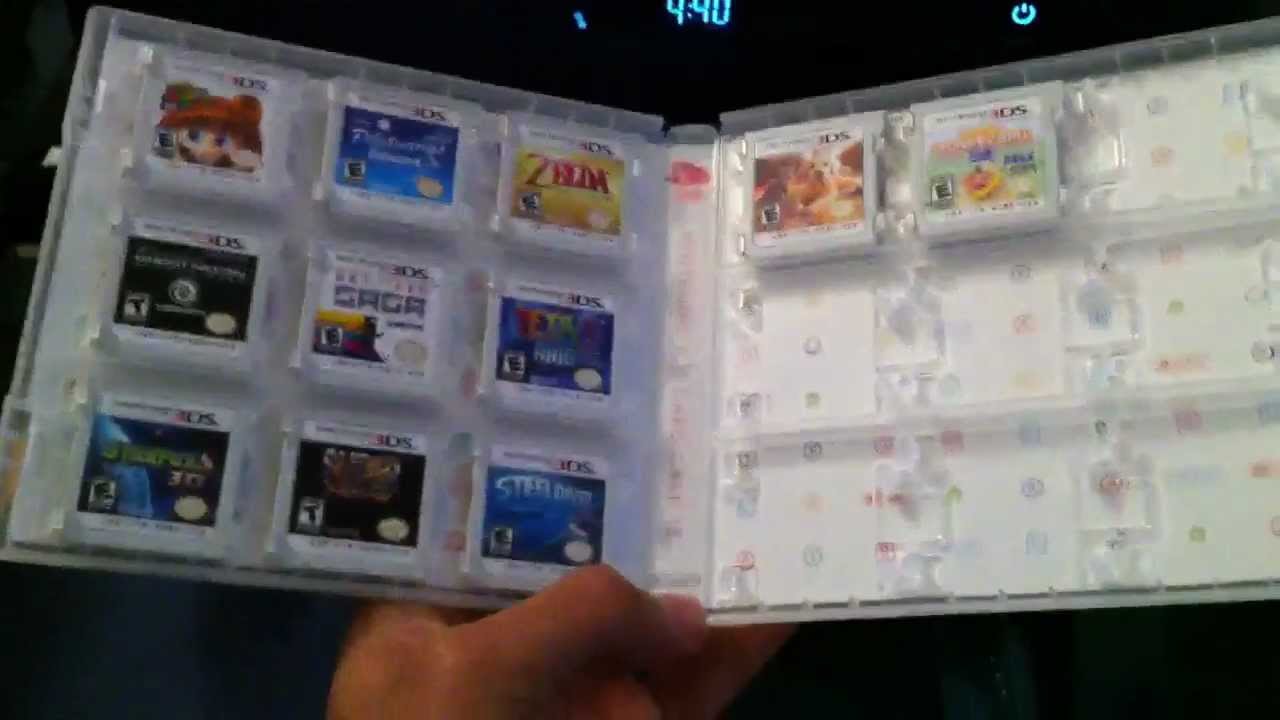 Club Nintendo 3DS 18 Game Card Case YouTube