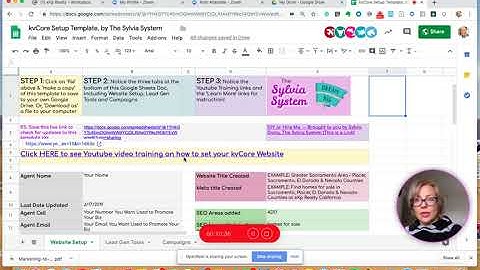 How to Use the kvCore Setup Template, by the Sylvia System