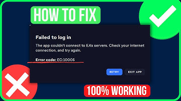 EA ERROR CODE EC 10005 [FIXED] | How to Fix EA App Error Code EC 10005