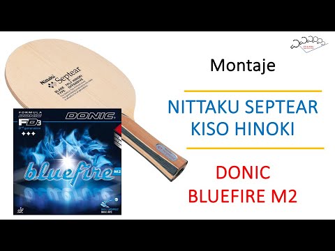 DONIC Gomma Bluefire M2, Opzioni 2,3 Millimetri, Rosso