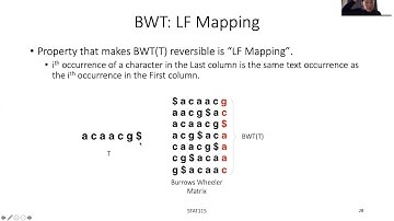 STAT115 Chapter 3.5.1 BWT and LF Mapping