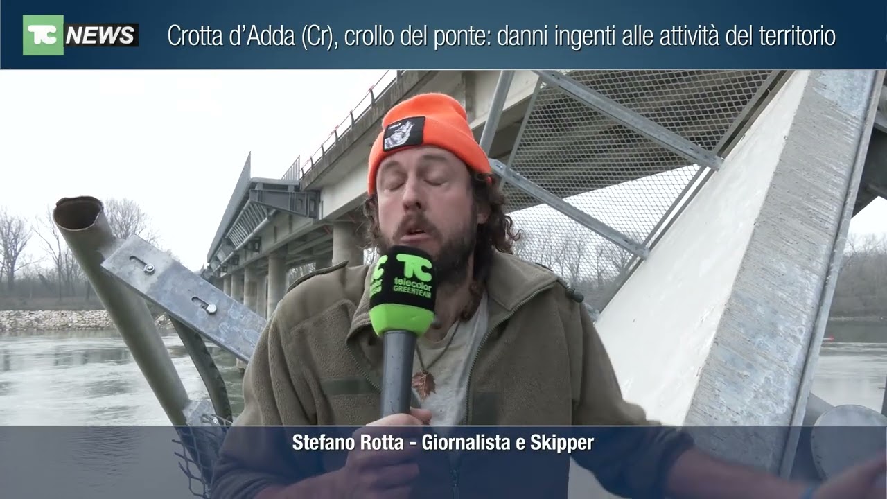 Crotta d’Adda (Cr), crollo del ponte: danni ingenti alle attività del territorio