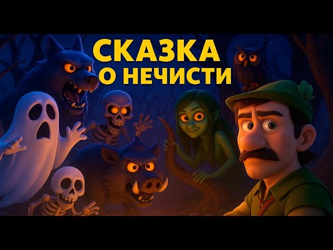 СКАЗКА О НЕЧИСТИ — Страшно, аж жуть! (A TALE OF EVIL EVENTS) Мультфильм по песне В.С.Высоцкого !