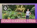 July home garden tour  hakone grass  daylily bloom sneak peak