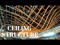 Glulam structure pt4. - Assembling hanging ceiling structure