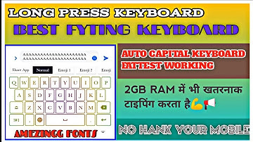 Facebook long press Best fyting keyboard|Auto capital |how to download fytr keyboard 2021|fytr 💪💪||