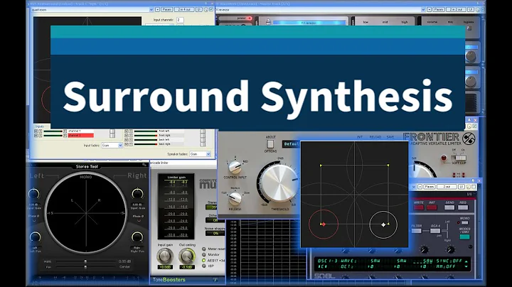 Synth-to-Surroun...  recording and mixing