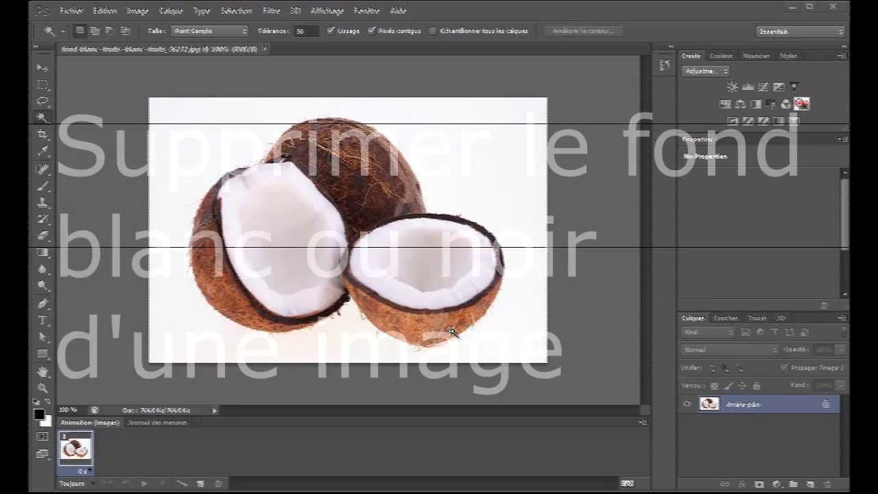 [Tuto 1min] Enlever un fond noir / blanc d'une Image