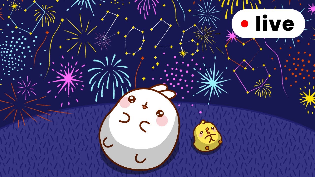 Happy New Year 2026 with Molang! 🎉🎆| Lie for Kids 🔴