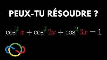 Une équation trigonométrique impressionnante | #challengingmathproblems #olympiad