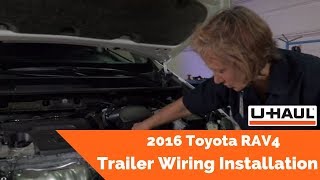 2016 Toyota RAV4 Trailer Wiring Installation