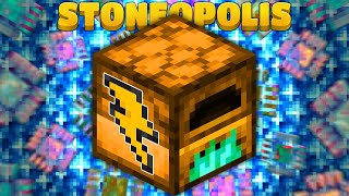 NEW MASSIVE STORAGE & POWER FARMS! EP8 | Minecraft Stoneopolis [Modded 1.20.1 Questing Stoneblock]