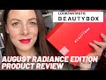 LOOK FANTASTIC BEAUTY BOX AUGUST 2020 PRODUCT REVIEW & TEST | UK Beauty Subscription box & discount