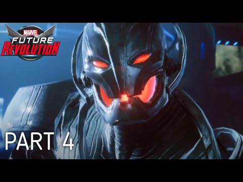 MARVEL Future Revolution Walkthrough Gameplay Part 4 - Ultron&rsquo;s Revenge - Ultron Boss (Android)