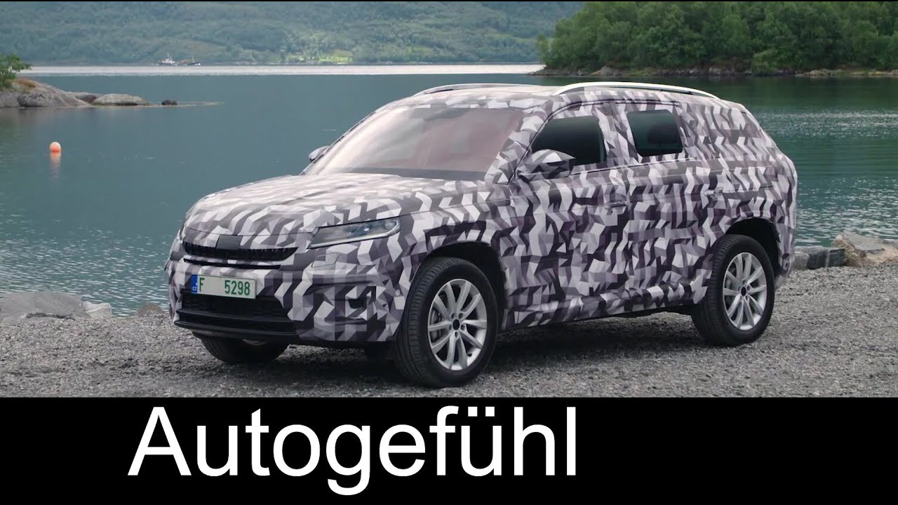 neuero ship unloader Skoda Kodiaq SUV camouflage Exterior/Driving shots preview - Autogefühl